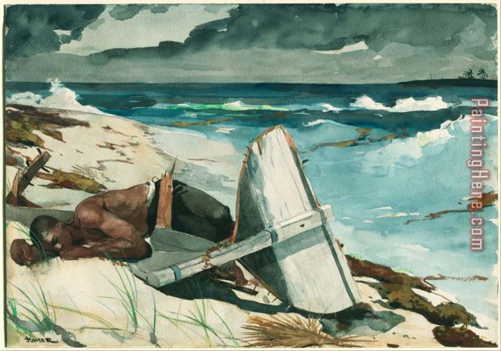 Winslow Homer After The Hurricane, Bahamas
